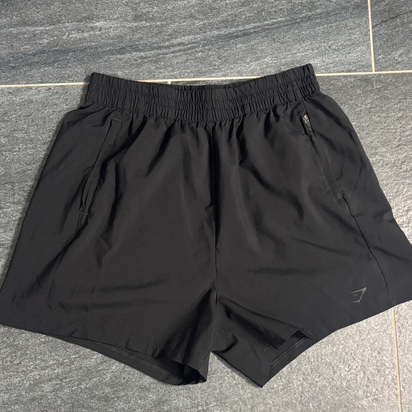Gymshark BlackHigh Waisted unlined shorts - Picture 1 of 4